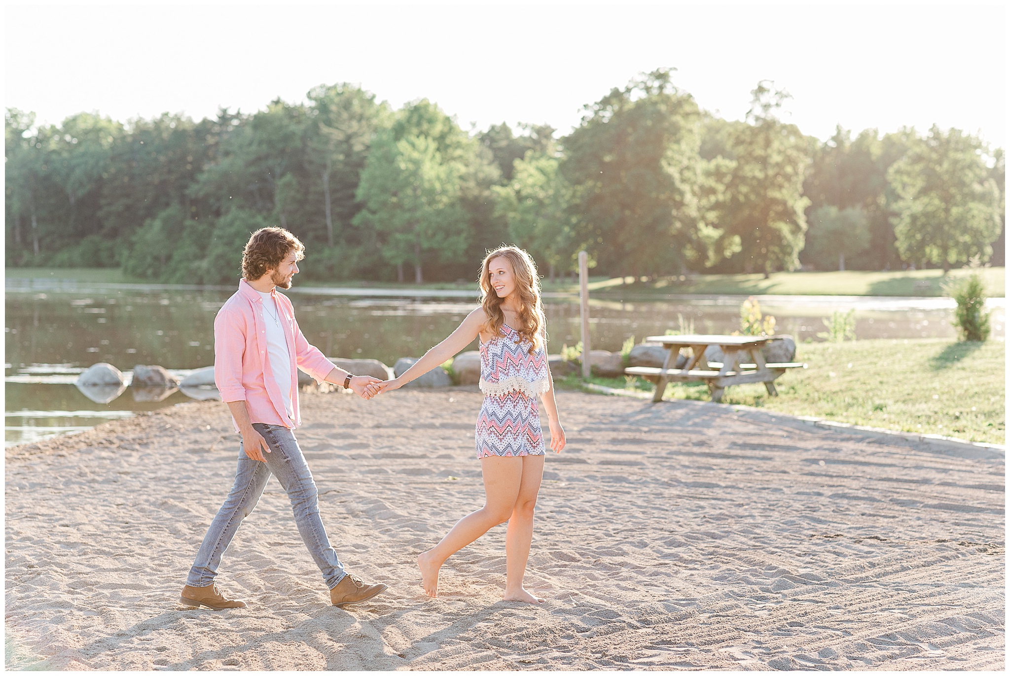 Golden Hour Summer Engagement Session