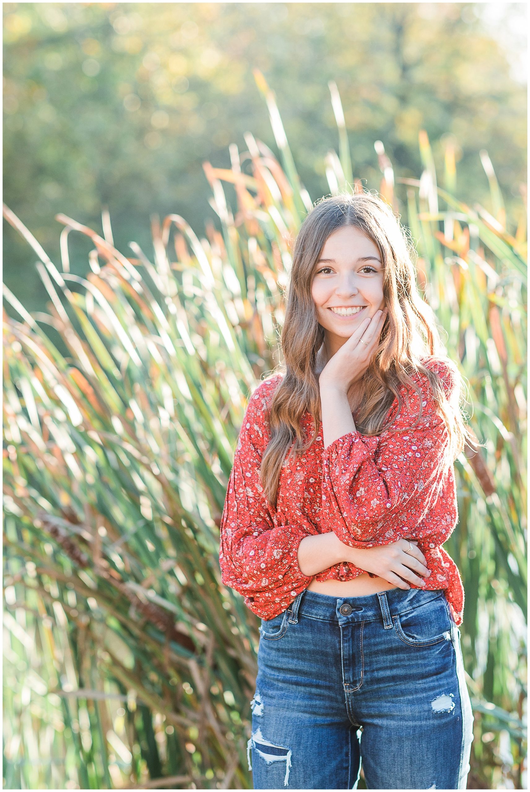 family farm fall senior session