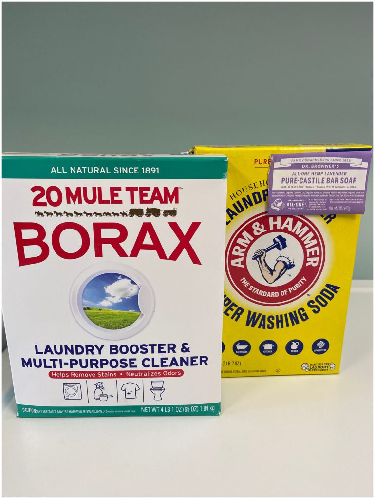 ingredients for homemade laundry detergent