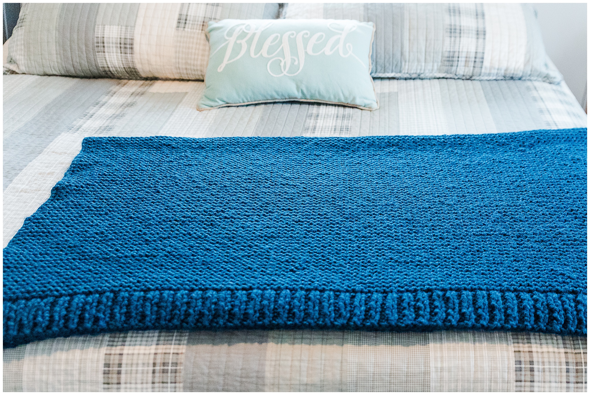 EASY BEGINNER BLANKET KNITTING PATTERN